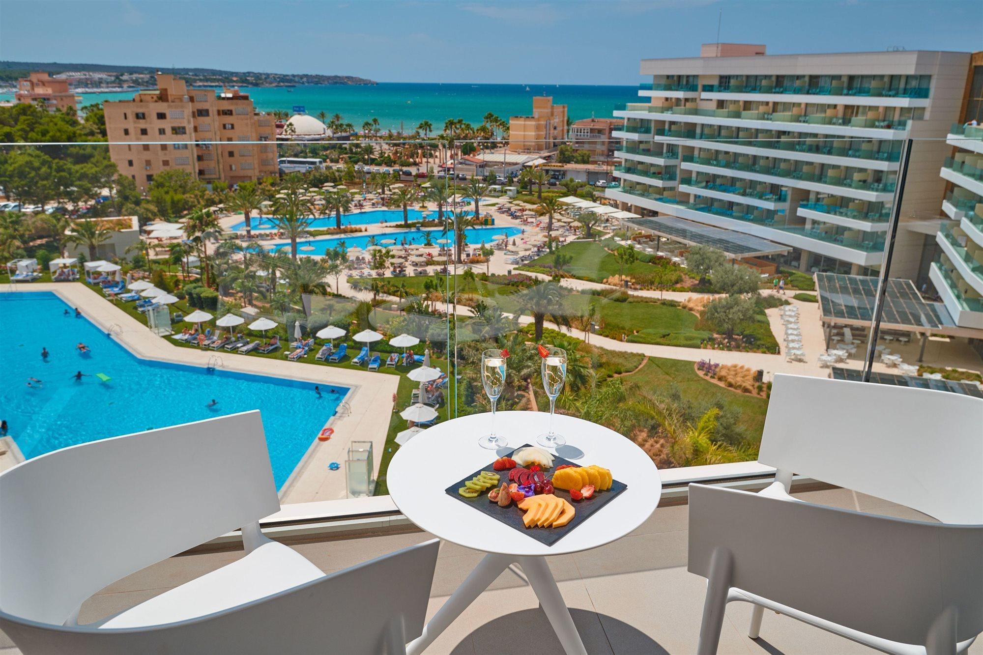 Hipotels Playa De Palma Palace&Spa (Adults Only) Ngoại thất bức ảnh View from a room at the hotel