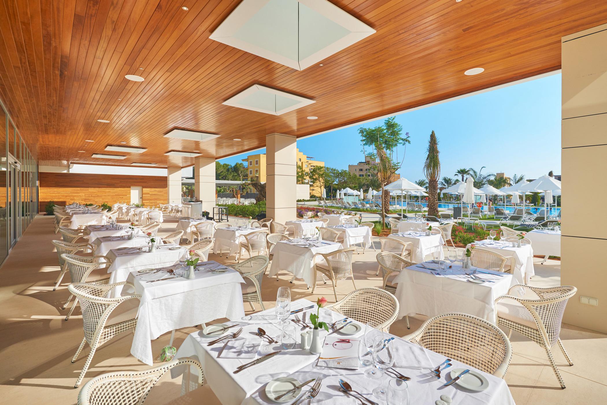 Hipotels Playa De Palma Palace&Spa (Adults Only) Ngoại thất bức ảnh The restaurant at the hotel